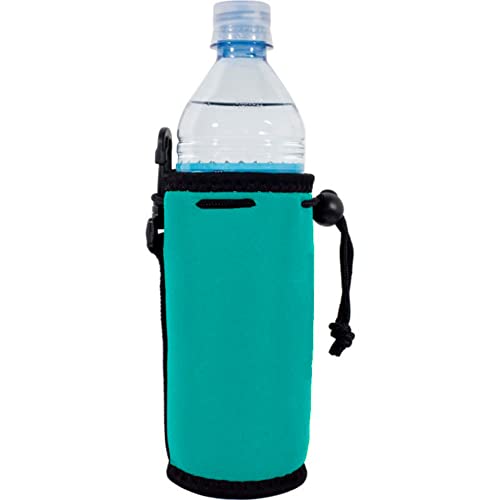 Blank Neoprene Water Bottle Coolie (10 Pack, Turquoise)