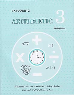 Paperback Rod & Staff Grade 3 Math: Student Supplemental Worksheets Book