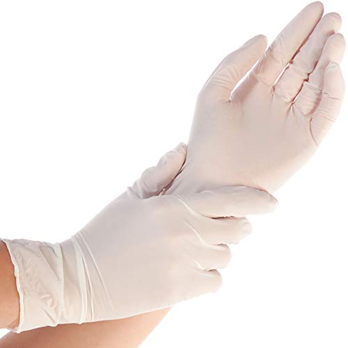 Preisvergleich Produktbild Hygostar Nitrilhandschuh SAFE PREMIUM weiss S puderfrei