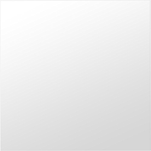 uDecor DuraClean Smooth White 2ft x 2ft Vinyl Drop Ceiling Tiles - Box of 10, Waterproof, Washable, Class A Fire Rated, 4mm PVC, Ideal for Home, Restaurants, Offices, 40 Sq.ft Coverage