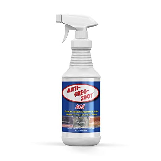 ACS Anti-Creo-Soot - Liquid Creosote Remover for Chimneys - 32 oz Soot Cleaning Solution