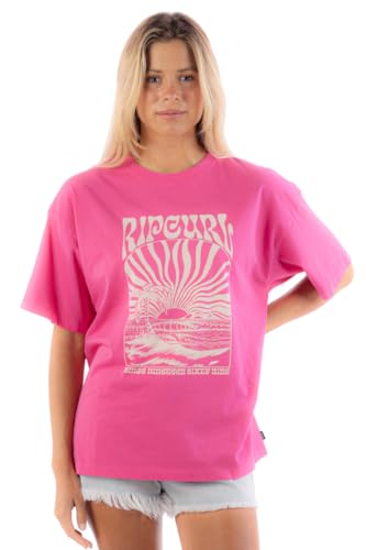 Rip Curl Women's Heritage Crew Neck Short Sleeve T-Shirt Tee