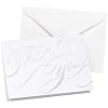 Hortense B Hewitt Biglietti Di Ringraziamento 'Unending Gratitude' Con Lamina Oro, Confezione Da 50 Con Buste, Per Matrimonio O 50° Anniversario