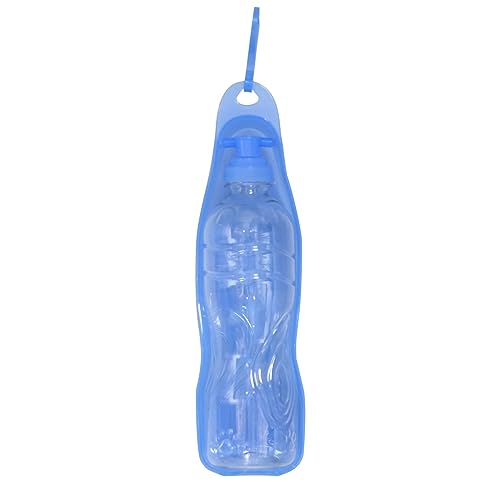 Dogit Portable Water Dispenser - Blue Tray with 500 mL (16.9 oz) Pet Bottle - Image 3