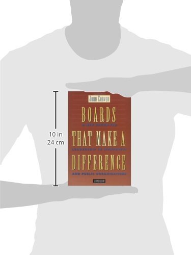 Boards That Make A Difference: A New Design For Leadership In Nonprofit And Public Organizations (J-B Carver Board Governance Series) #TOP1