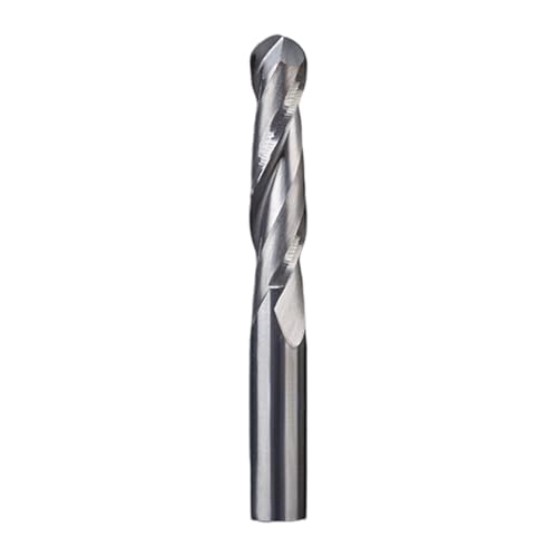 Image of Robust 6mm Steel Nose End Mill with Polish Edges for Wood Carving Woodworking Engraving Divisions