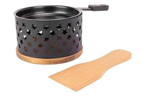 Cosy & Trendy 5659004 Vela raclette Grill, Stainless Steel, Negro