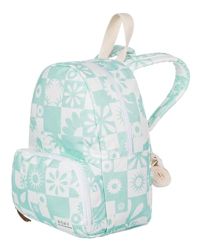 Image of Roxy Women's Always Core Backpack | Travel | Everyday Carry | Beach | Polyester | 8L Capacity - Beach Glass Beach Bum Check