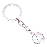 Ball flach Schlüsselanhänger Fussball Soccer | Kicken | Kicker | Bundesliga | Liga | Geschenk | Männer | Herren | Jungen | Kinder | Fußball