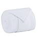 Y.J TAILS Horse Polo Wraps 2.5m Soft Fleece Polo Wraps Equestrian Leg Bandage Wrap Set of 4 Packs (White - 2.5m)