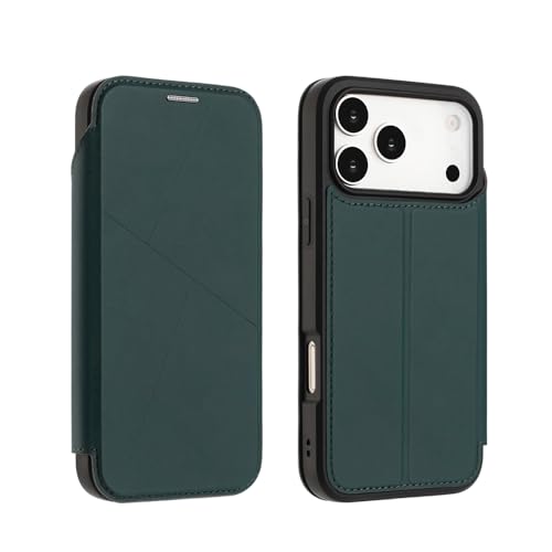 TrendKase iPhon 17 Pro Max ��p �P�[�X �蒠�^ �A�C�t�H��17 �J�o�[ ���U�[ �A�C�z��17�v���}�b�N�X �g�уP�[�X �J�[�h���[ �����ق�17�v���}�b�N�X �X�}�z�P�[�X ���z�^ �X�^���h�@�\ �Ռ��z�� �_��t���[�� �u�O���[���v