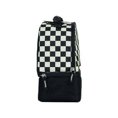 Lancheira infantil Isolamento Térmico Estampada Quadriculada Thermos Estampada Quadriculada