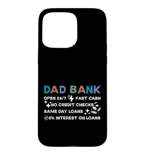 New Dad Bank Dad Joke ���̓� �X�}�z�P�[�X iPhone 15 Pro Max �p