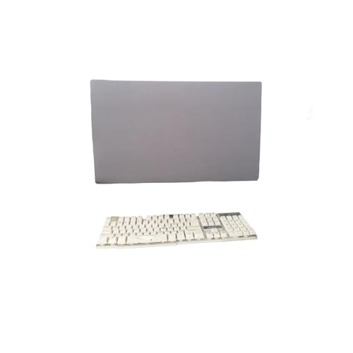 Elastic soft cloth computer dust cover for 19/23 inches computer monitors and most brands of indoor flat screen TVS (Grey, 23inches=54cm*33)