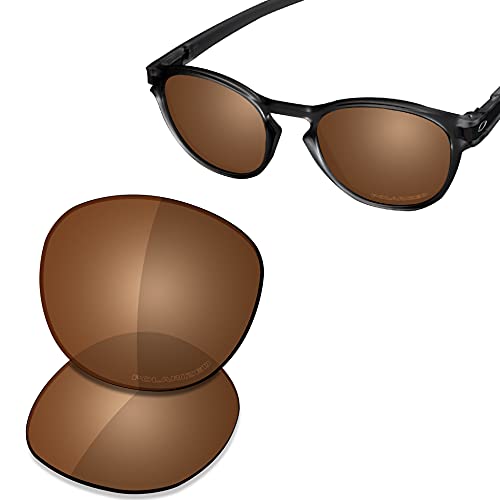 Image of SAUCER Premium Replacement Lenses for Oakley Latch OO9265 (Asian Fit) OO9349 | UV400 Protection, Anti-Scratch, Precise Fit & Enhanced Clarity Sunglasses High Defense - Amber Brown Polarized