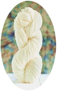 Harvest Fingering - Naturally Dyed Extrafine Superwash Merino Wool - Ecru
