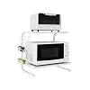 SoBuy FRG092-W Magnetronkast rek voor magnetron keuken minirek oven magnetron meubels opslag keuken serveren