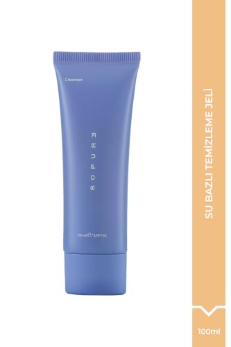 Nazik Su Bazlı Temizleme Jeli-Arındırıcı, Sülfatsız, Parfümsüz, Günlük Kullanıma Uygun Kurutmayan Temizleyici-100 ML