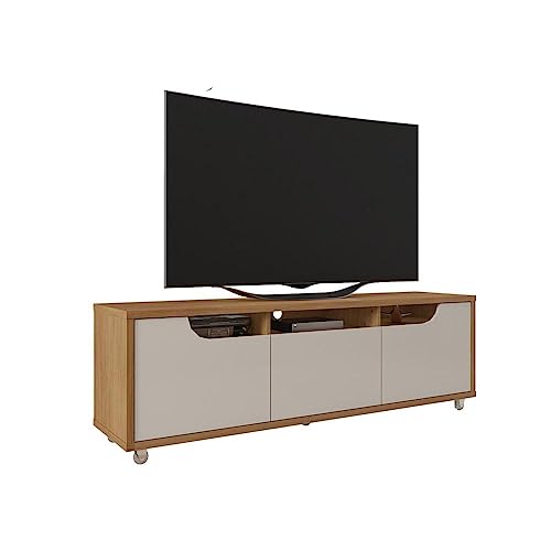 Rack para Tv até 60 Polegadas 160cm 1 Gaveta 2 Portas Jersey Cedro/off White