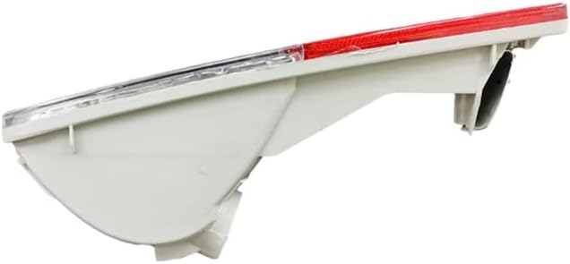 Red Lens Full LED Bumper Reflector Lights Taillight Brake & Rear Fog Lamps Compatible with Mitsubishi Outlander 2013-2015, Halogen Bulbs Light/Left Driver Side/Red Lens + Clear Lens