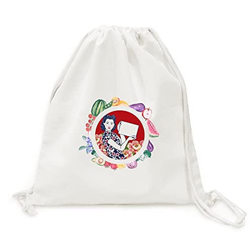 Sac en tissu pliable à sangle haute résistance pour légumes et fruits