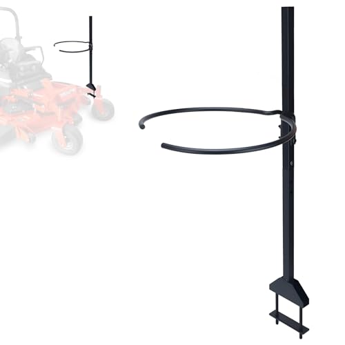 5 Gallon Bucket Bracket Holder,Lawn Mower Bucket Holder Compatible with 45-0572 Zero Turn Bucket Trash Holder for Lawn Mower Accessories for Yard Cleaning & Outdoor Trash Collection,Black