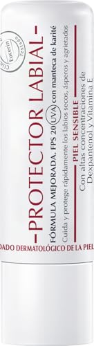 Eucerin pH5 Protector labial (4,8 g), bálsamo labial reparador con FPS 20 con Manteca de Karité, Aceite de Jojoba, Dexpantenol y Vitamina E, para labios secos, ásperos y agrietados