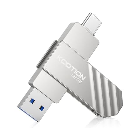 KOOTION 128GB Dual USB C Flash Drive Cover