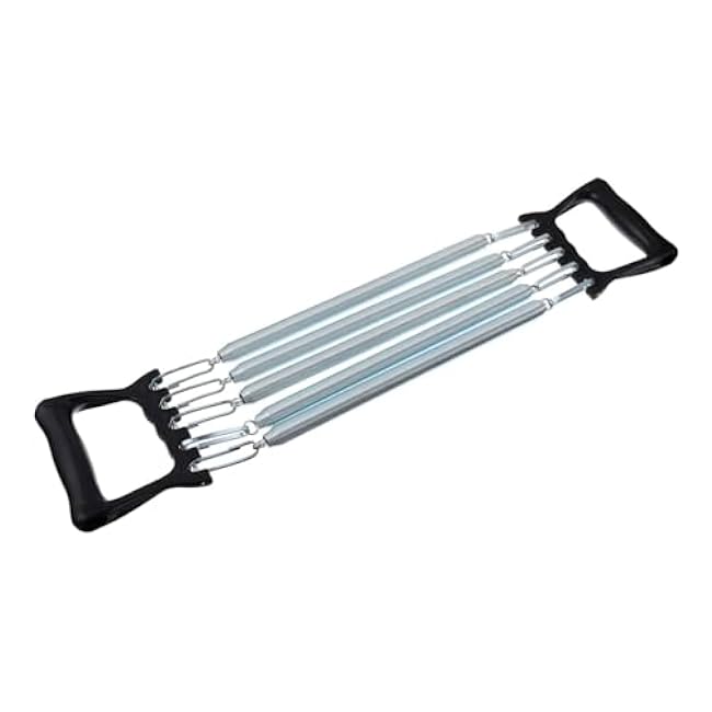 IMIKEYA Chest Expander with 5 Springs - Arm Strength Trainer Resistance Bands for Home