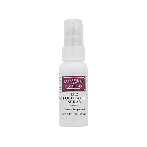 Ecological Formulas - B12 Folic Acid Spray - 2 fl. oz.