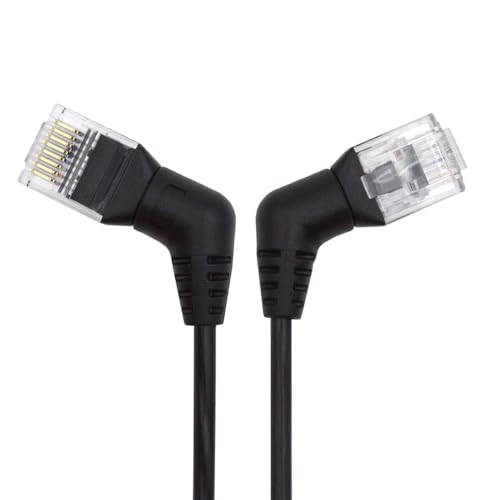 Cable CAT6 UTP RJ45 50 cm rotativo miniatura 1