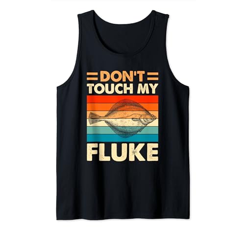 Fluke Fishing Gear Fluke Fisherman Fluke Fisher Hombres Camiseta sin Mangas