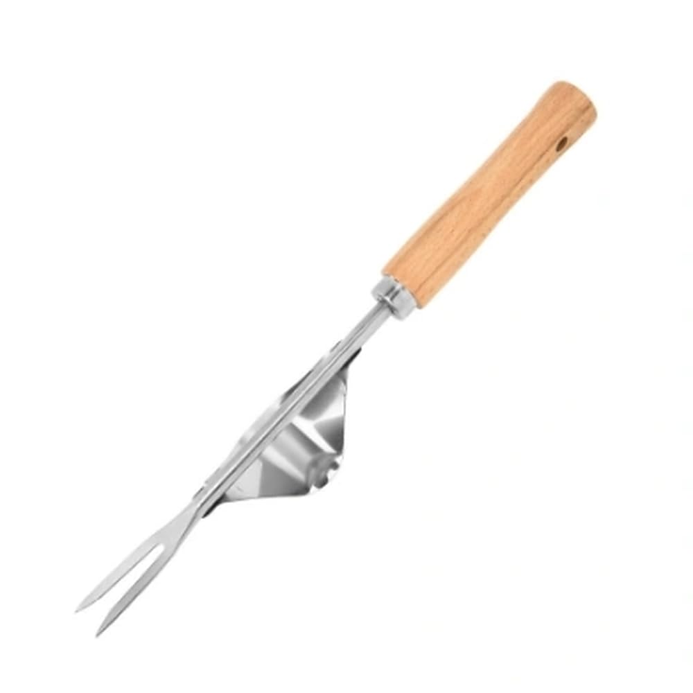 Estirpatore Manuale Per Erbacce In Acciaio Inox - Con Manico In Legno, 41 Cm, Per Giardinaggio