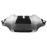  Huida Parabrisas de Motocicleta ABS para Harley Davidson Touring Electra Street Glide 2007 2008 2009 2010 2011 2012 2013 (Color : Black1)