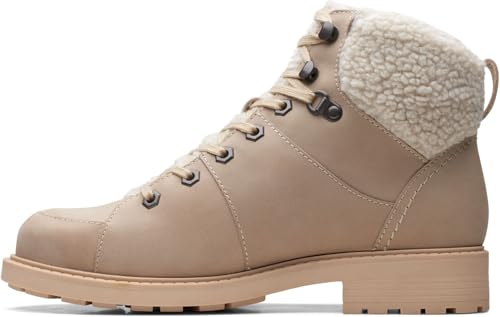 Clarks Orinoco2 : bottes de randonnée en cuir noir pour femme