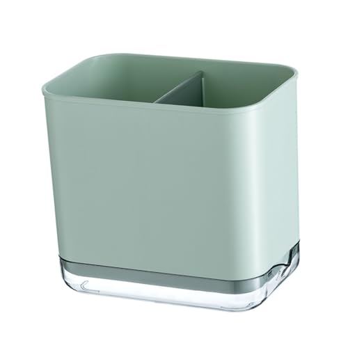 Image of Kitchen Utensil Holder, Cutlery Drainer Rack with Compartment, Suitable for Spoon, Fork, and Chopsticks, for Household Use