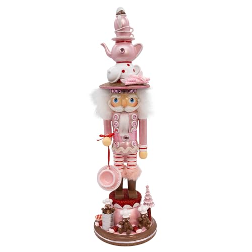 Kurt Adler Hollywood Nussknacker Pink Tea Nussknacker, 45,7 cm