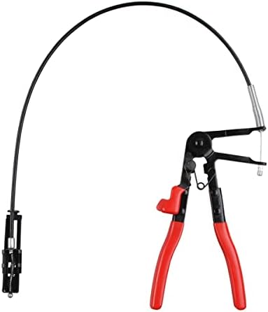 YanTone Hose Clamp Pliers Flexible Cable Type Swivel Pincer Pliers for Removal and Installation of Ring Type or Flat Band Clamp