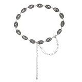 Mikovivi Damen Cowgirl Gürtel, Maximal Verstellbarer Umfang 118cm Boho-Stil Verstellbare Zartem...