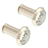 TB-SENROCA 2-PCS 180-degree Door Peephole Viewer for 1-1/2' to 2-1/4' Doors, Satin Nickel,Enhance Security and Convenience with Wide Angle Viewing - Easy Installation and Durable Design