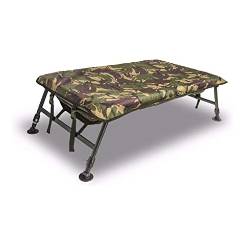 Saber - DPM Everlevel Carp Crib - 62 x 102 x 35cm (folding to 62 x 51 x 15cm) - Fishing Cradle - Adjustable Legs - Compact Design - Fish Friendly - Carp Fishing Gear - Fishing Equipment Cover