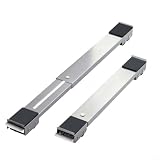 Heavy Duty Appliance Roller Dolly Larghezza regolabile Mobili Mover Base Per Rondella Argento (argento)