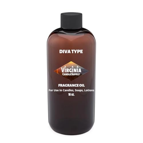 Diva Type Fragrance Oil (Our Version of The Brand Name) (16 oz Bottle) for Candle Making Soap Making Tart Making Room Sprays Lotions Car Fresheners Slime Bath Bombs