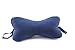 Original Bones NeckBone Chiropractic Cervical Pillows in Poly Cotton, Navy Blue, Zipper Access for Comfort Adjustment