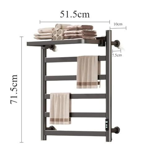 Secador con estante para un baño de diseño compacto y confortable 3
