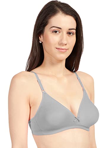 Image of SONARI Omania Womens Non-Padded Cotton Polyester Bras - Solid, Non-Wired, Medium Coverage, Hand Washable (Pack of 2)