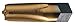 Pipe Tap, Taper, 1/8-27, Bright, 4 Flt
