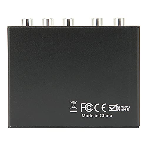 ASHATA Adattatore Component da YPbPr a HDMI, Convertitore da YPbPr a HDMI, Supporta il Convertitore Video 1080P per Monitor DVD da a HDTV, Installazione Semplice