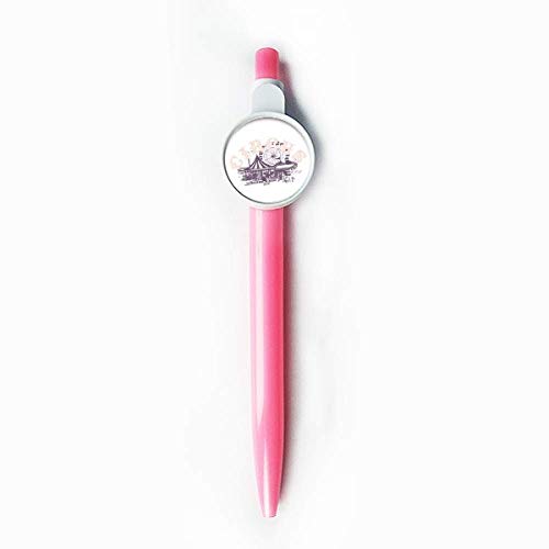 Stylo rétractable bleu Circus DIYthinker pour égayer vos notes de bureau