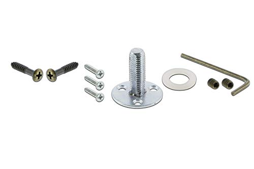 Image of Nostalgic Warehouse Craftsman Plate with Waldorf Crystal Knob, Single Dummy, Antique Brass